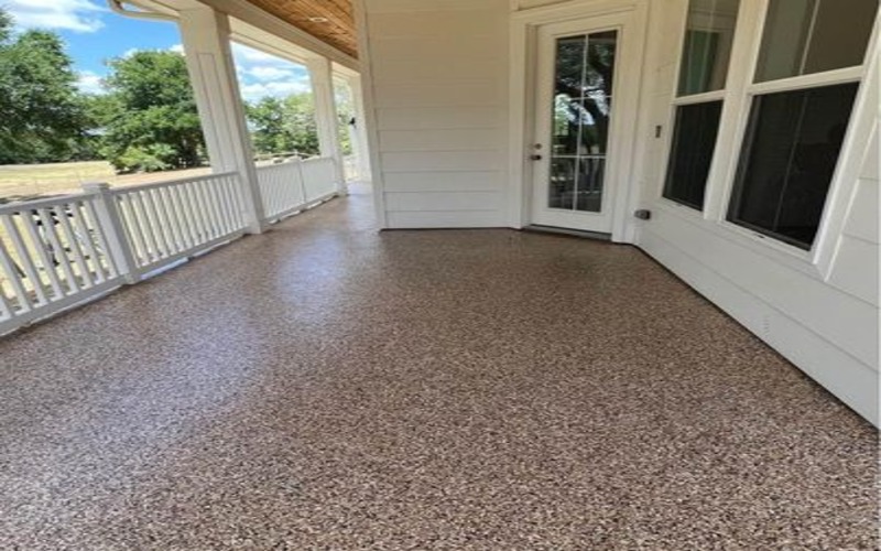 back-porch-epoxy-brown-finish